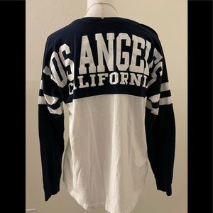 Los Angeles California Navy and White Spirit Jersey top